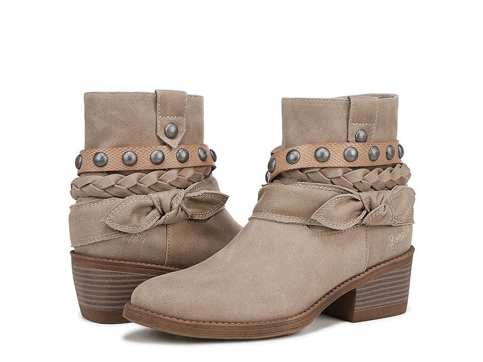 Blowfish Malibu Rally Womens Booties Brown Microsuede Product Image