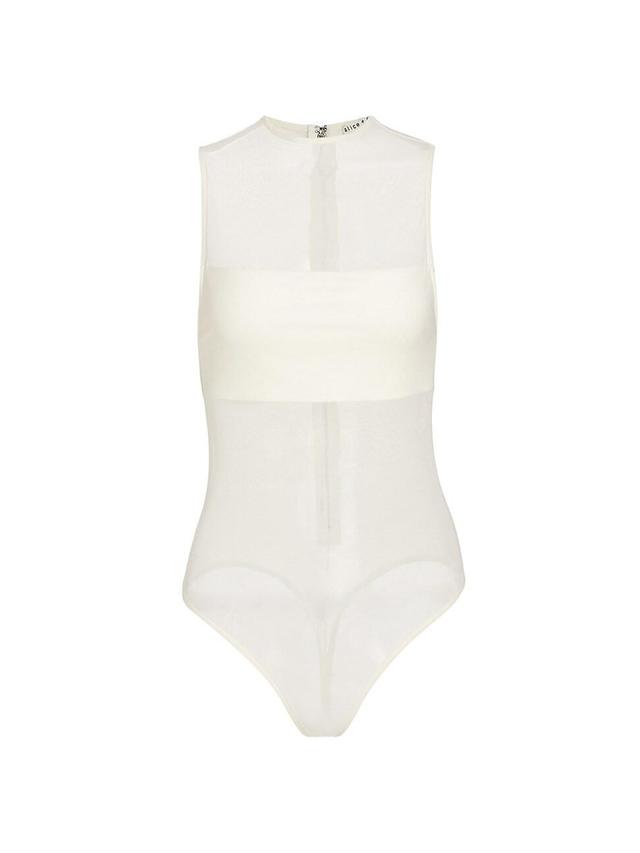 Womens Nichol Mesh Sleeveless Bodysuit Product Image