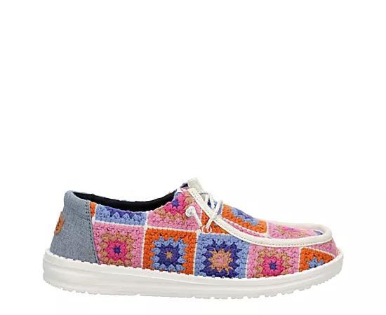 Heydude Womens Wendy Crochet Slip On Sneaker Product Image