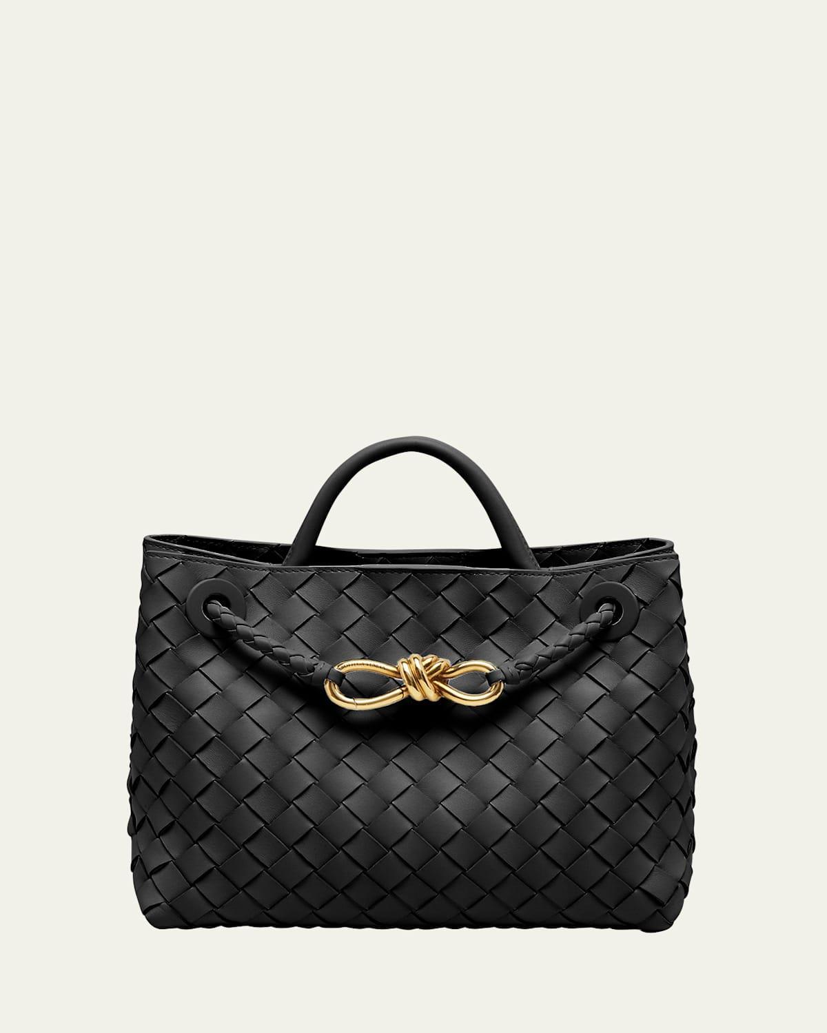 Bottega Veneta Andiamo Small Woven Shoulder Bag Product Image