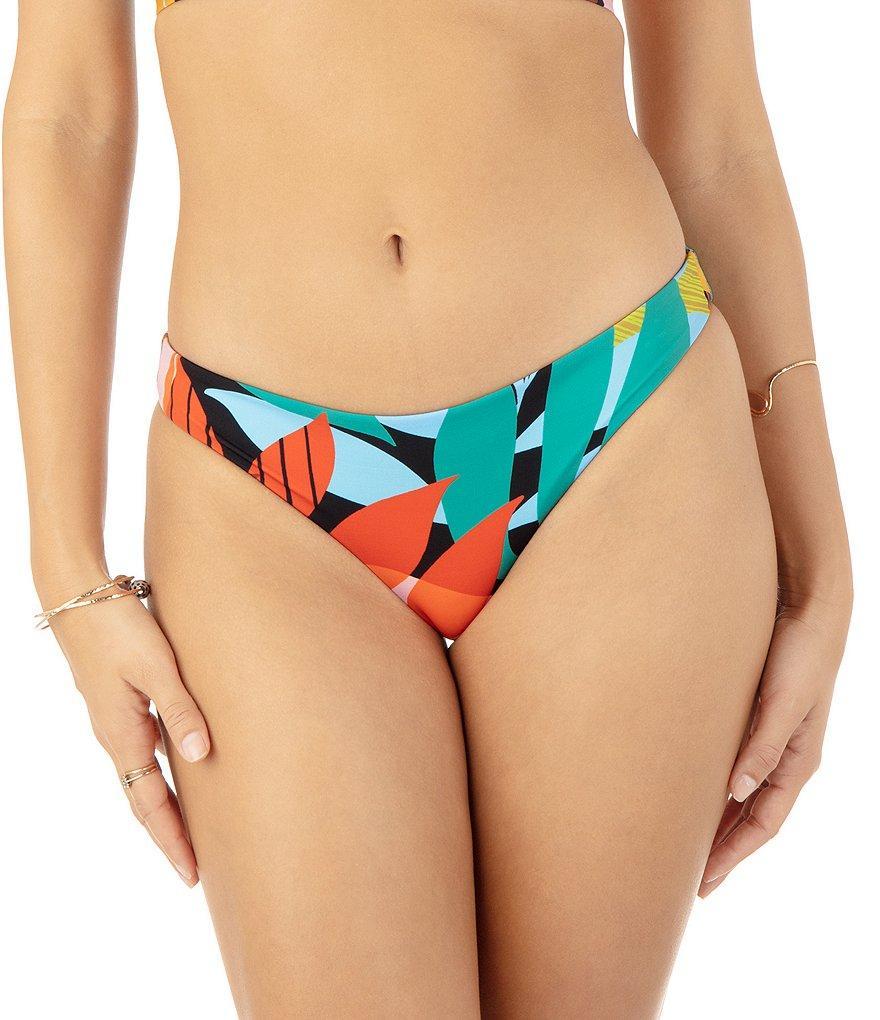 Hurley Jungle Beach Reversible Moderate Coverage Hipster Swim Bottom Product Image