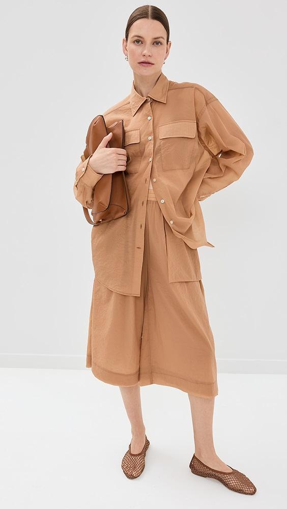 Rosetta Getty Oversized Cargo Shirt | Shopbop Product Image