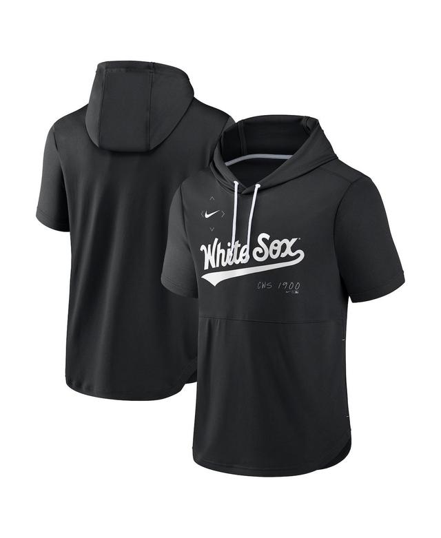 Mens Nike Chicago White Sox Springer Short Sleeve Team Pullover Hoodie Product Image