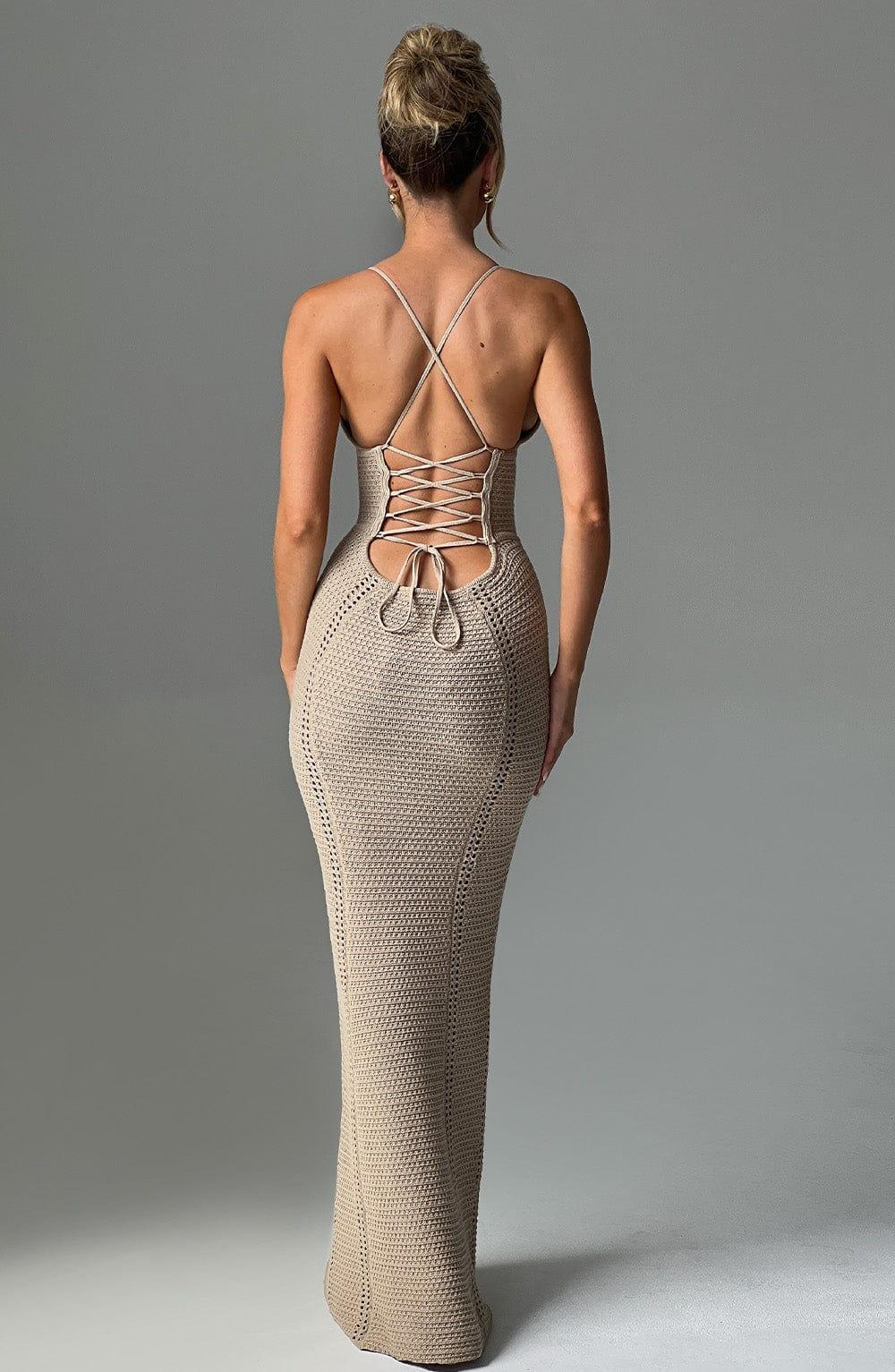 Xanthe Maxi Dress - Beige Product Image