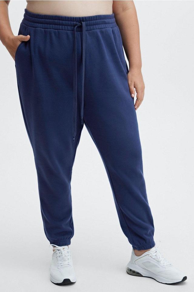 Fabletics Go-To Sweatpant Womens blue plus Size 4X Product Image