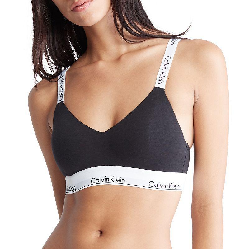 Calvin Klein Modern Cotton Lightly Lined Bralette QF7059, Womens Product Image