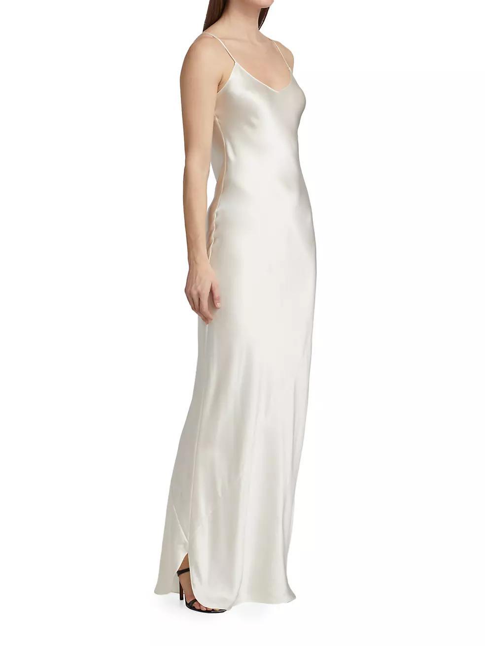 Cami Silk Charmeuse Gown Product Image