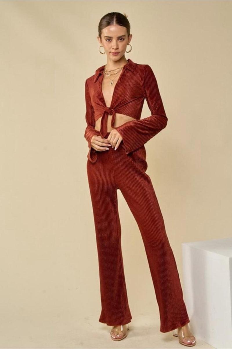 Velvet Pants Set Product Image