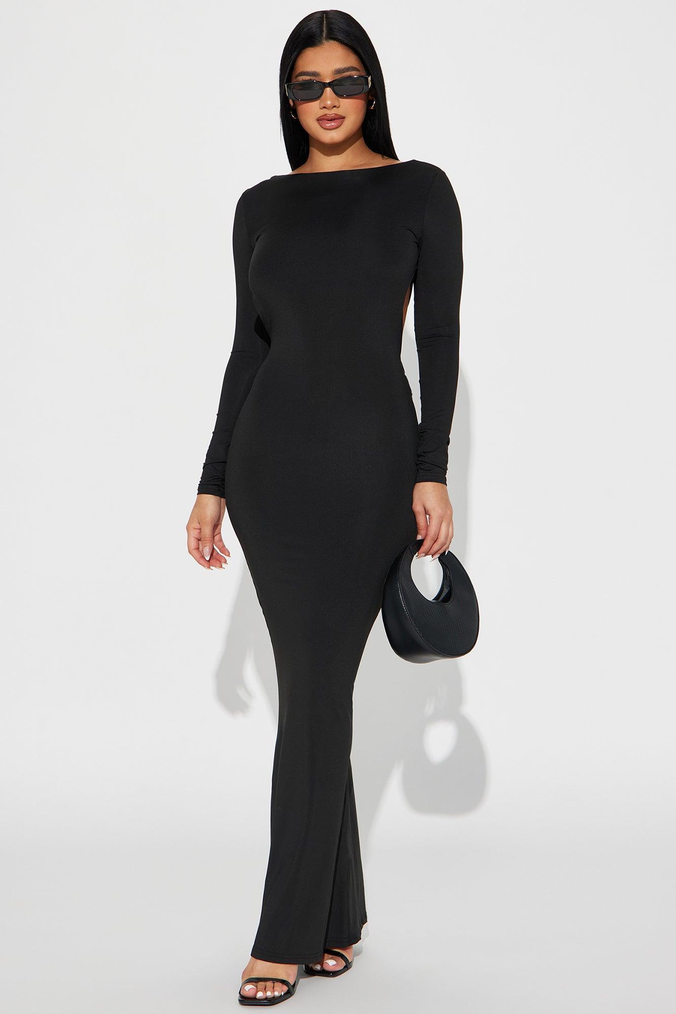 Pleasing You Maxi Dress - Black Product Image