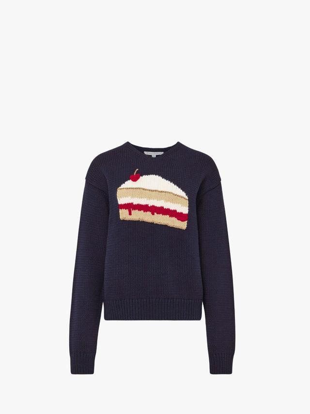 CAKE' GRAPHIC SWEATER in blue | JW Anderson US  Product Image