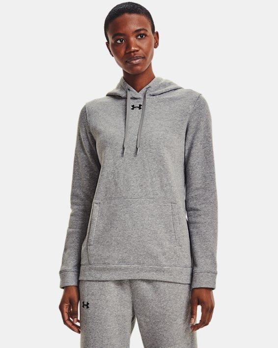 Womens UA Hustle Fleece Hoodie Product Image