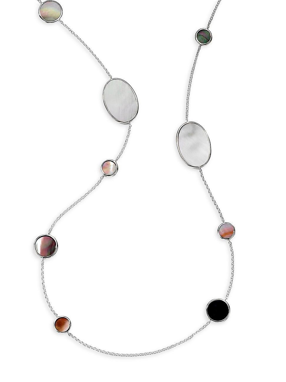 Ippolita Sterling Silver Rock Candy Multi-Stone Statement Necklace, 37 Product Image