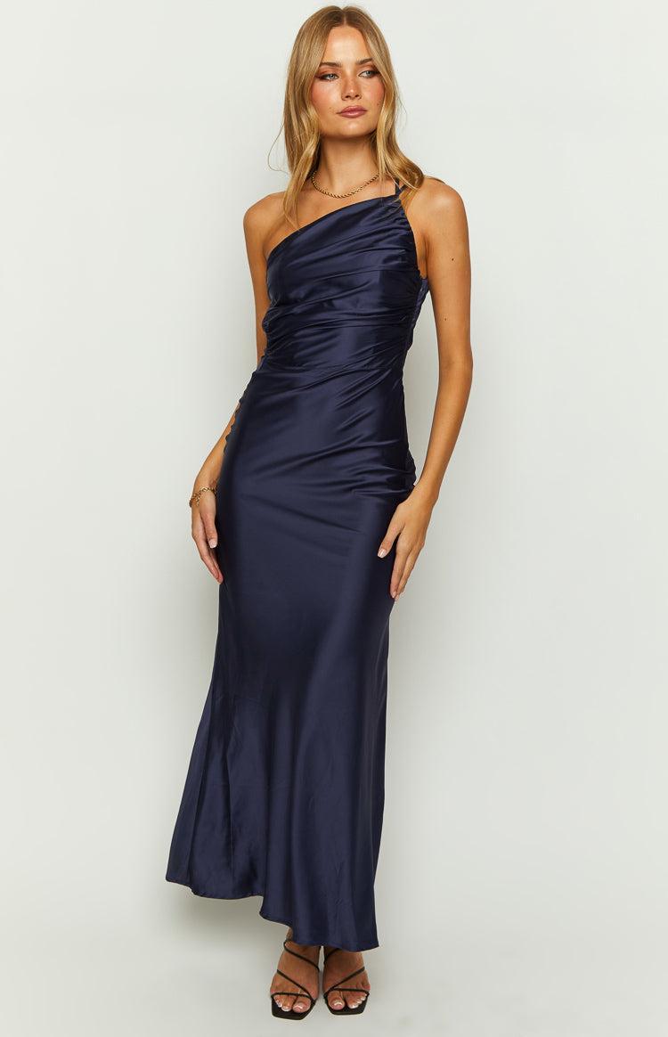 Tina Navy Formal Maxi Dress Product Image