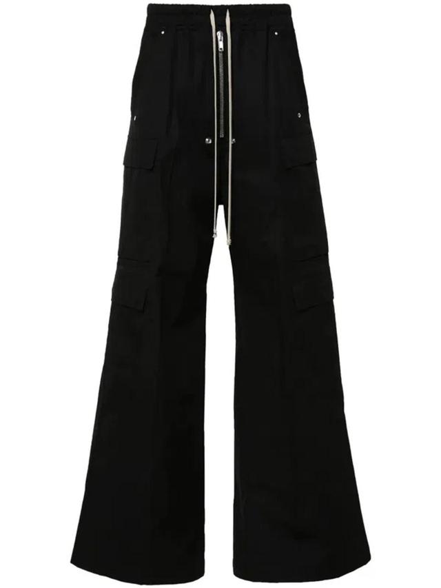 Cargobelas Wide Leg Trousers In Black Product Image