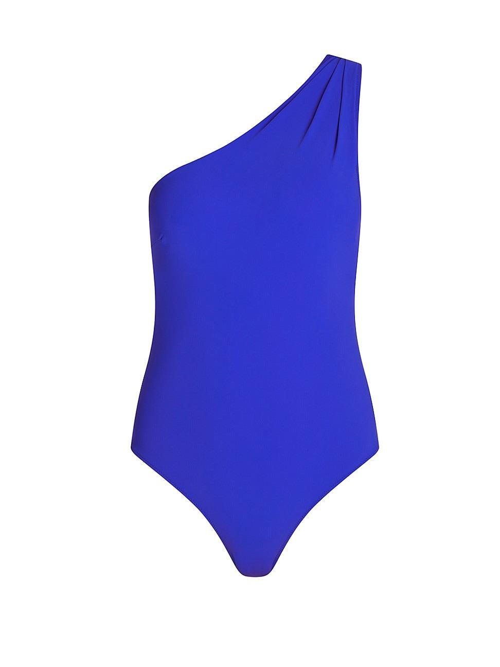 Womens Siena Asymmetric One-Piece Swimsuit Product Image