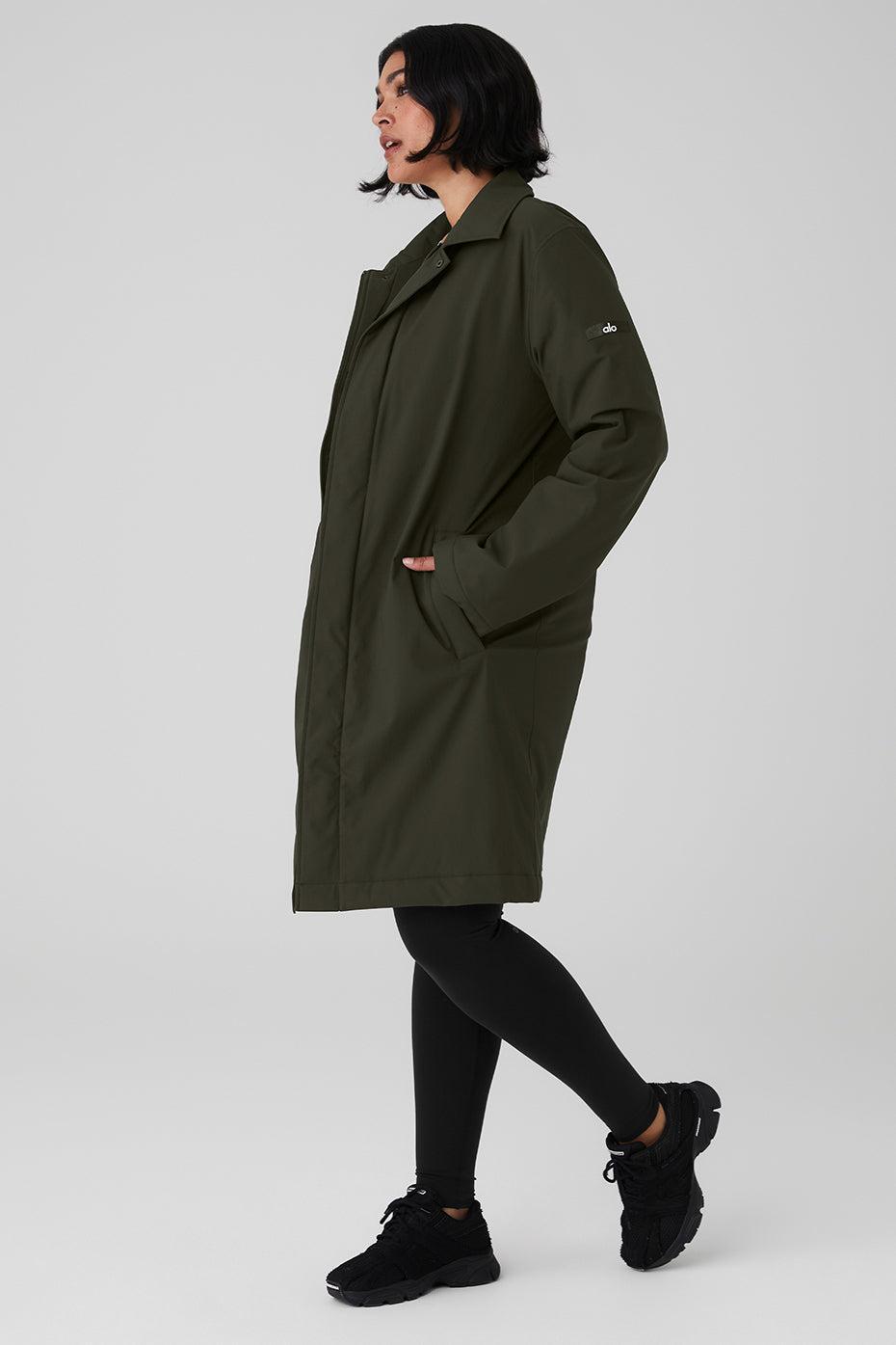 Signature Overcoat - Stealth Green Product Image