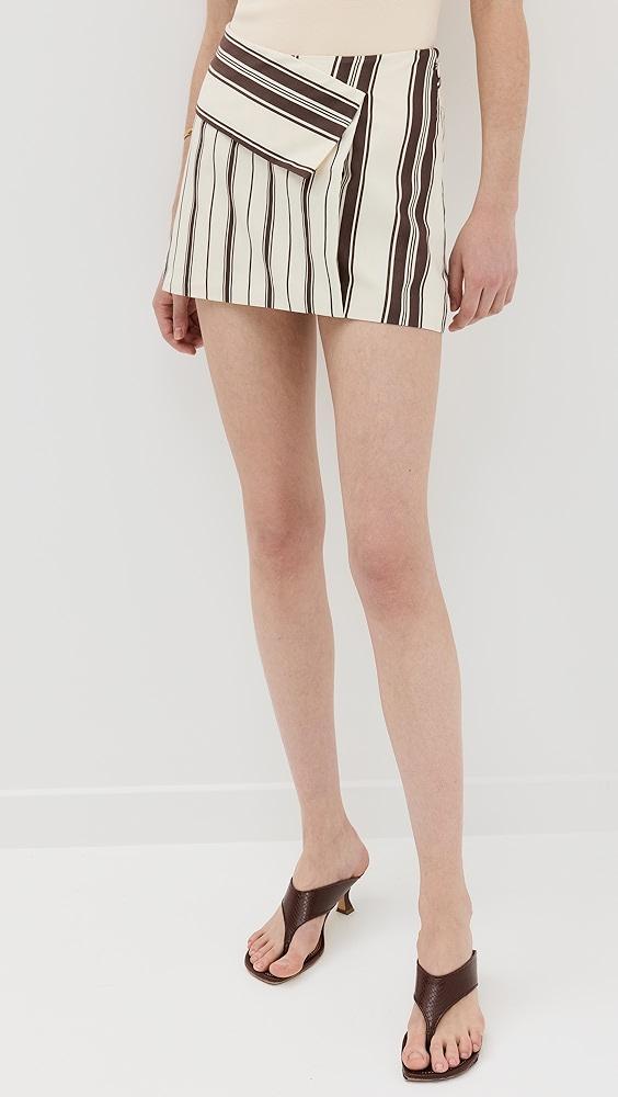 SIR. Cannoli Folded Mini Skirt | Shopbop Product Image