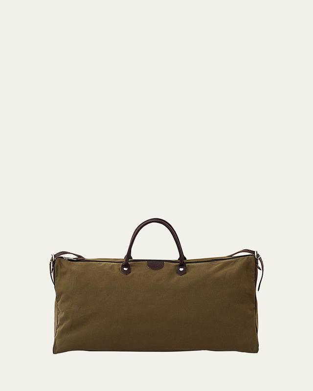 Mens Canvas-Leather Travel Duffle Bag Product Image