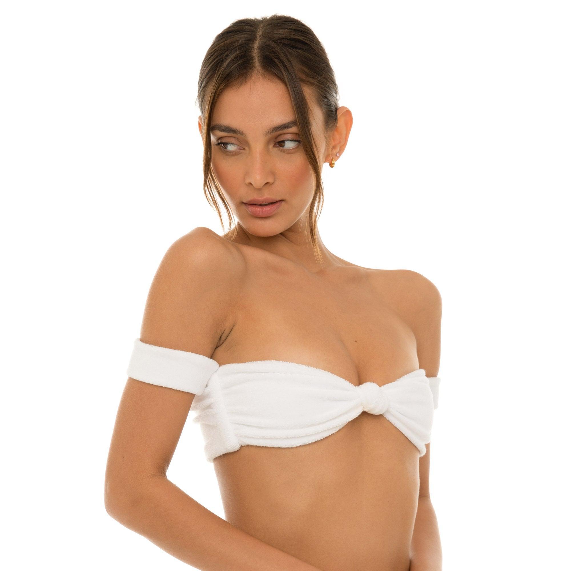 Zora Terry Bikini Top Product Image