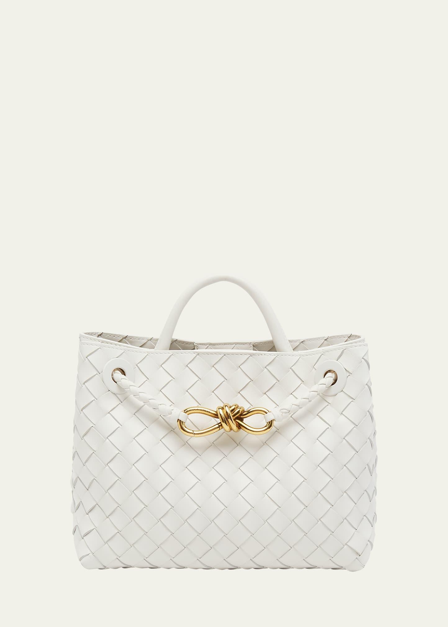 Bottega Veneta Andiamo Small Woven Shoulder Bag Product Image