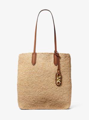 Eliza Large Woven Straw Tote Bag Product Image