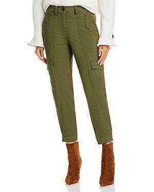 Womens Elian Mid-Rise Stretch Cargo Pants Product Image