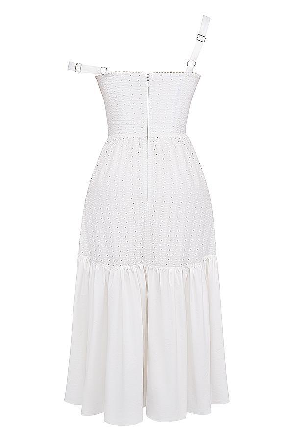 Elia White Broderie Anglaise Midi Sundress Product Image