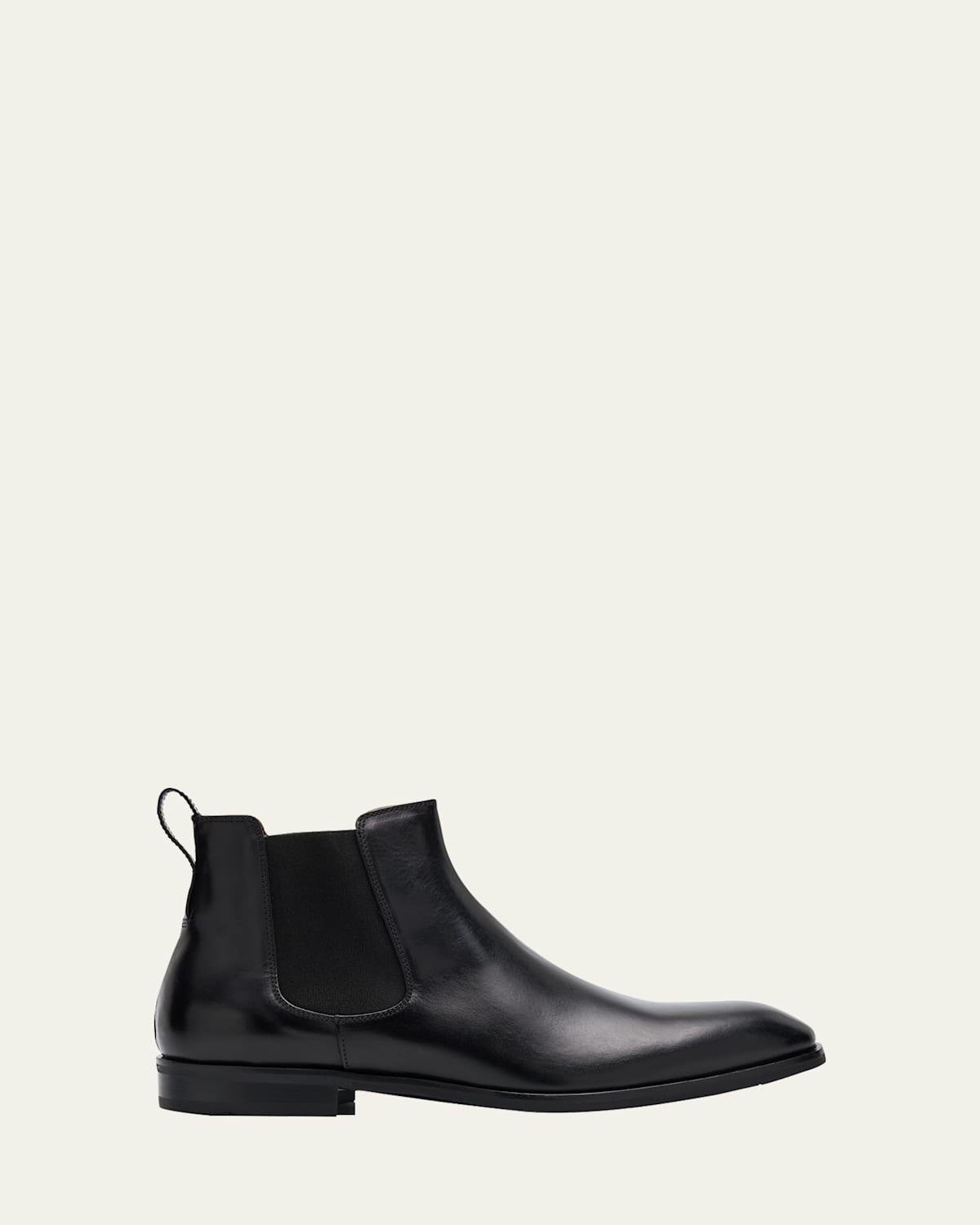 Mens Calf Leather Chelsea Boots Product Image