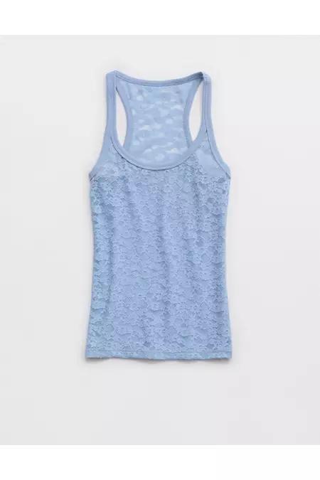 Aerie Easy Does It Vintage Lace Tank Top Women's Product Image