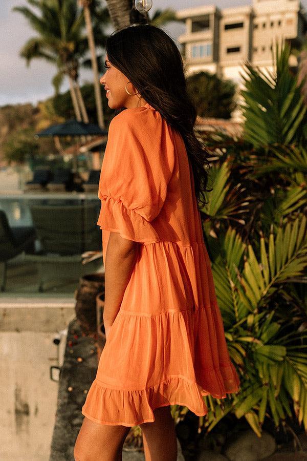 Light Of My Life Shift Dress In Orange Product Image