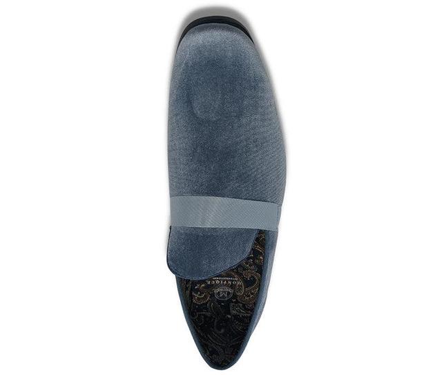 Carolina Blue Solid Velvet Loafer Product Image