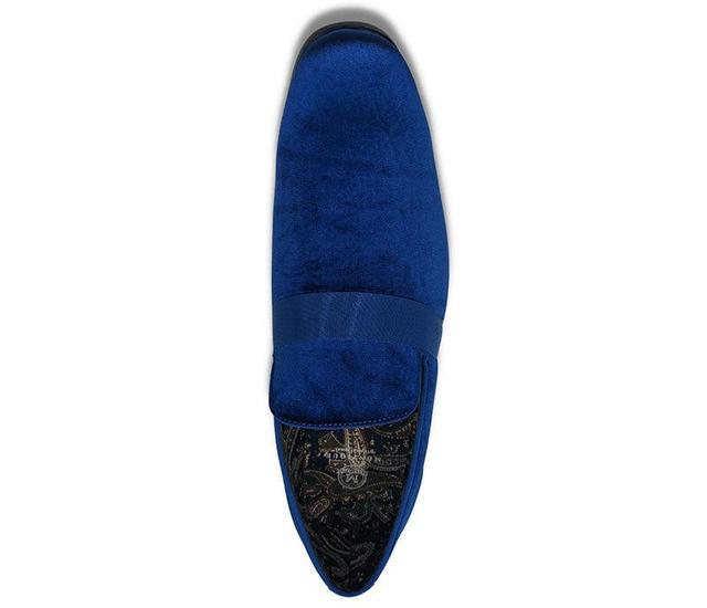 (Size 10½) Cobalt Blue Solid Velvet Loafer Product Image