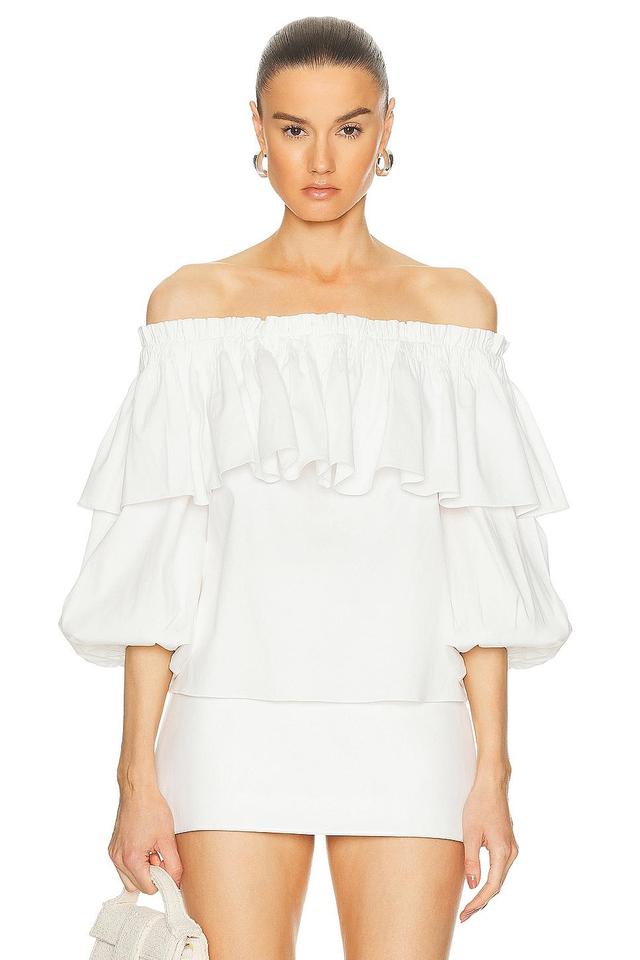 Alexis Arosa Top White. (also in ). Product Image