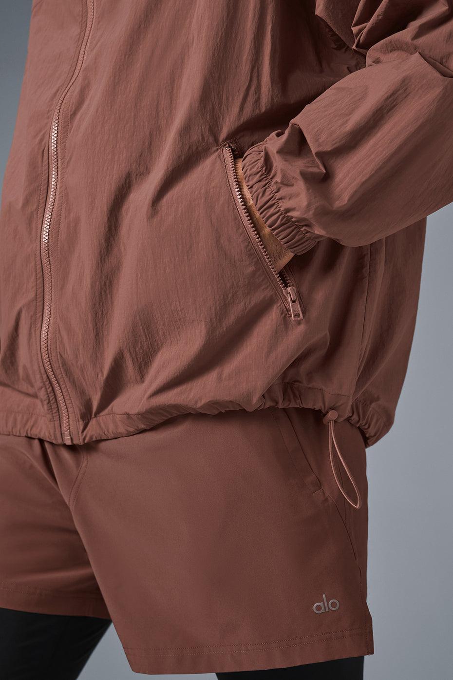 Vantage Nylon Ripstop Track Jacket - Chestnut Male Product Image