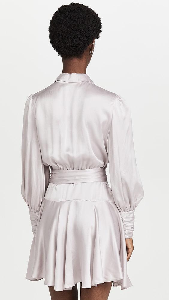 Zimmermann Silk Wrap Mini Dress | Shopbop Product Image