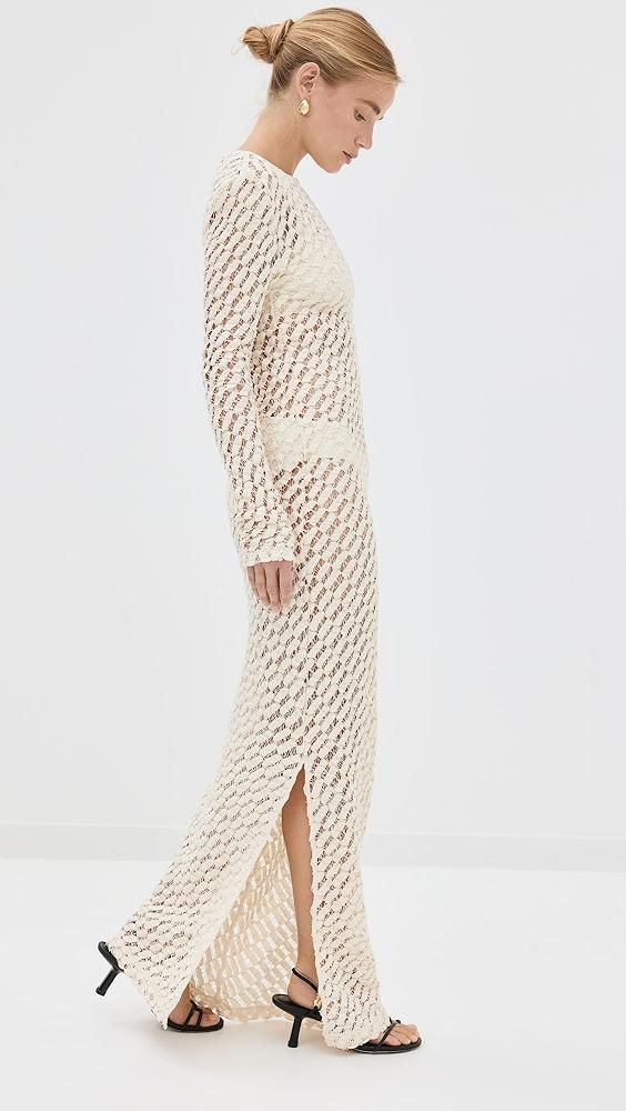 Róhe Lace Boat Neck Dress | Shopbop Product Image