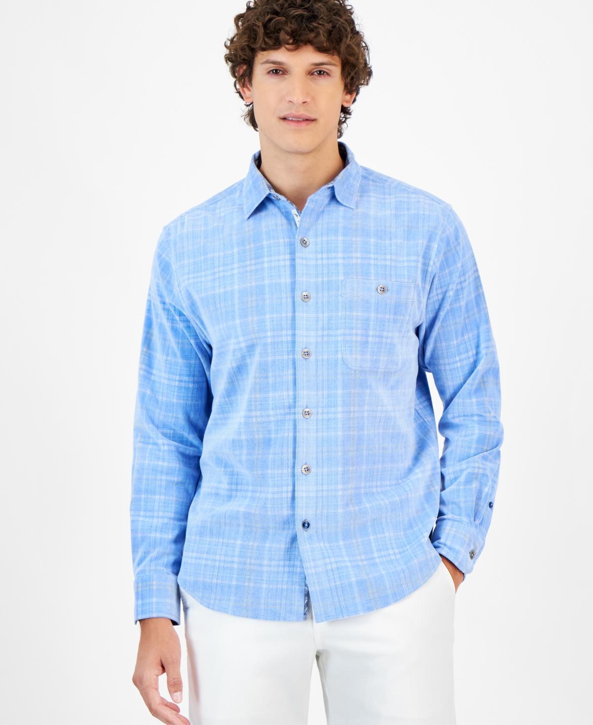 Tommy Bahama Mens Coastline Cord Brissa Check Long-Sleeve Shirt Product Image