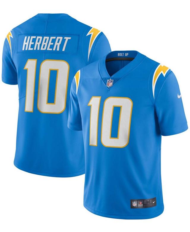 Mens Nike Justin Herbert Powder Blue Los Angeles Chargers Vapor Limited Jersey Product Image