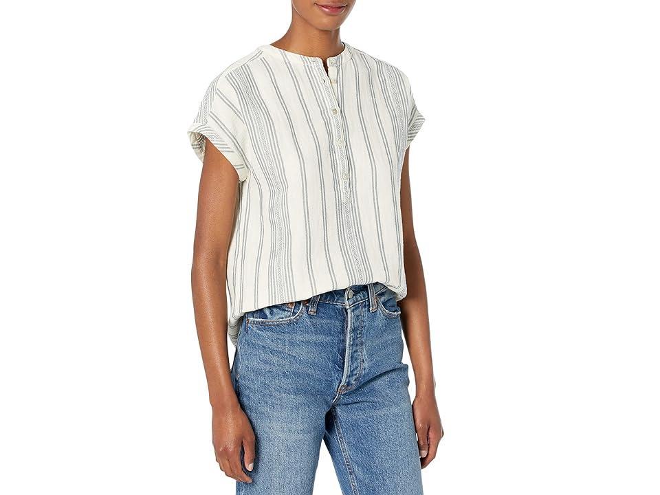 Faherty Dream Cotton Desmond Top Women's Clothing Product Image