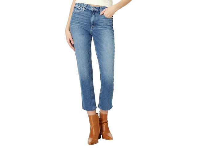 Paige High-Rise Brigitte Raw Hem Cuf in Stronghold (Stronghold) Women's Jeans Product Image