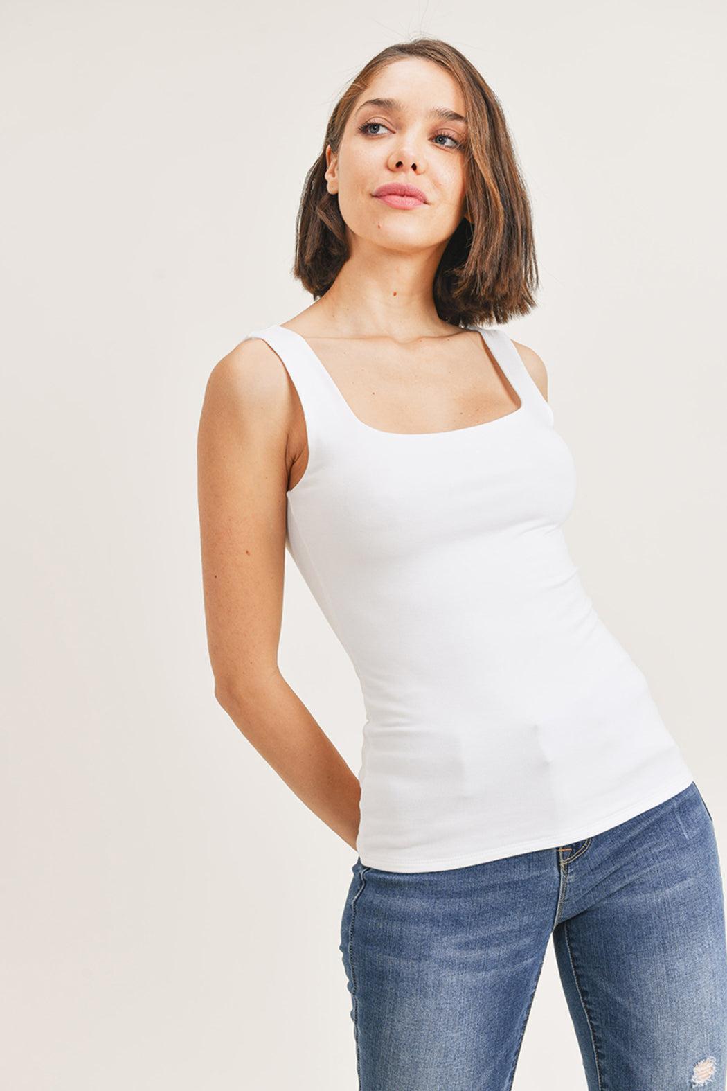 Layered Square Neck Tank Product Image