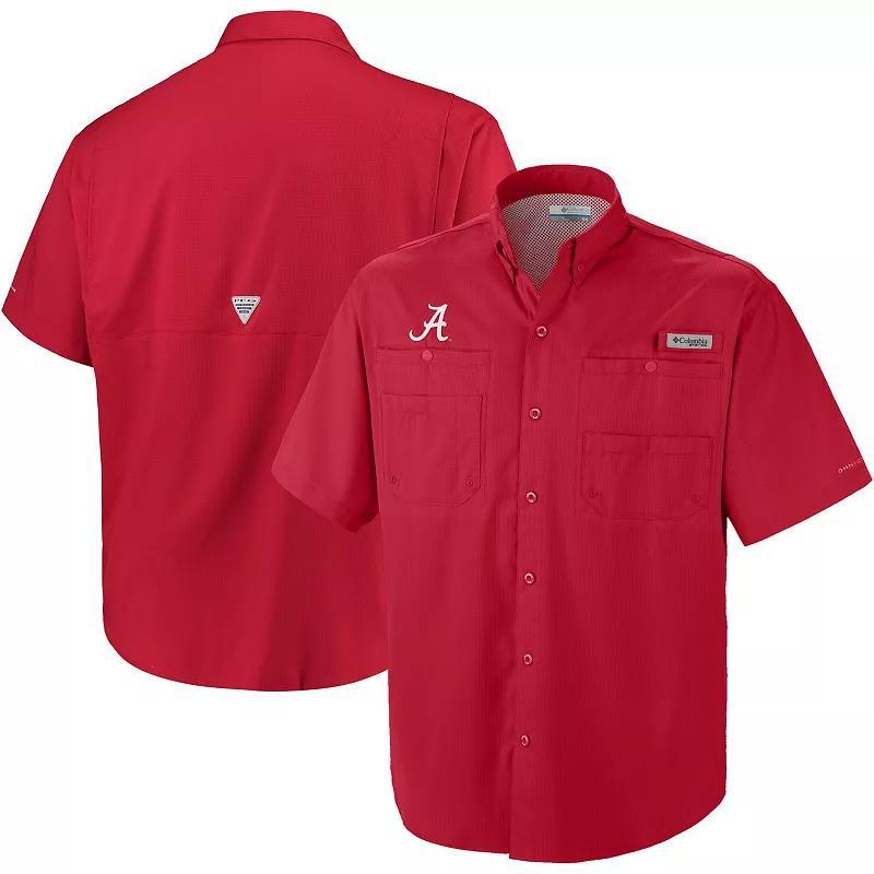 Mens Columbia Crimson Alabama Crimson Tide Big & Tall Collegiate Tamiami Button-Down Shirt Product Image