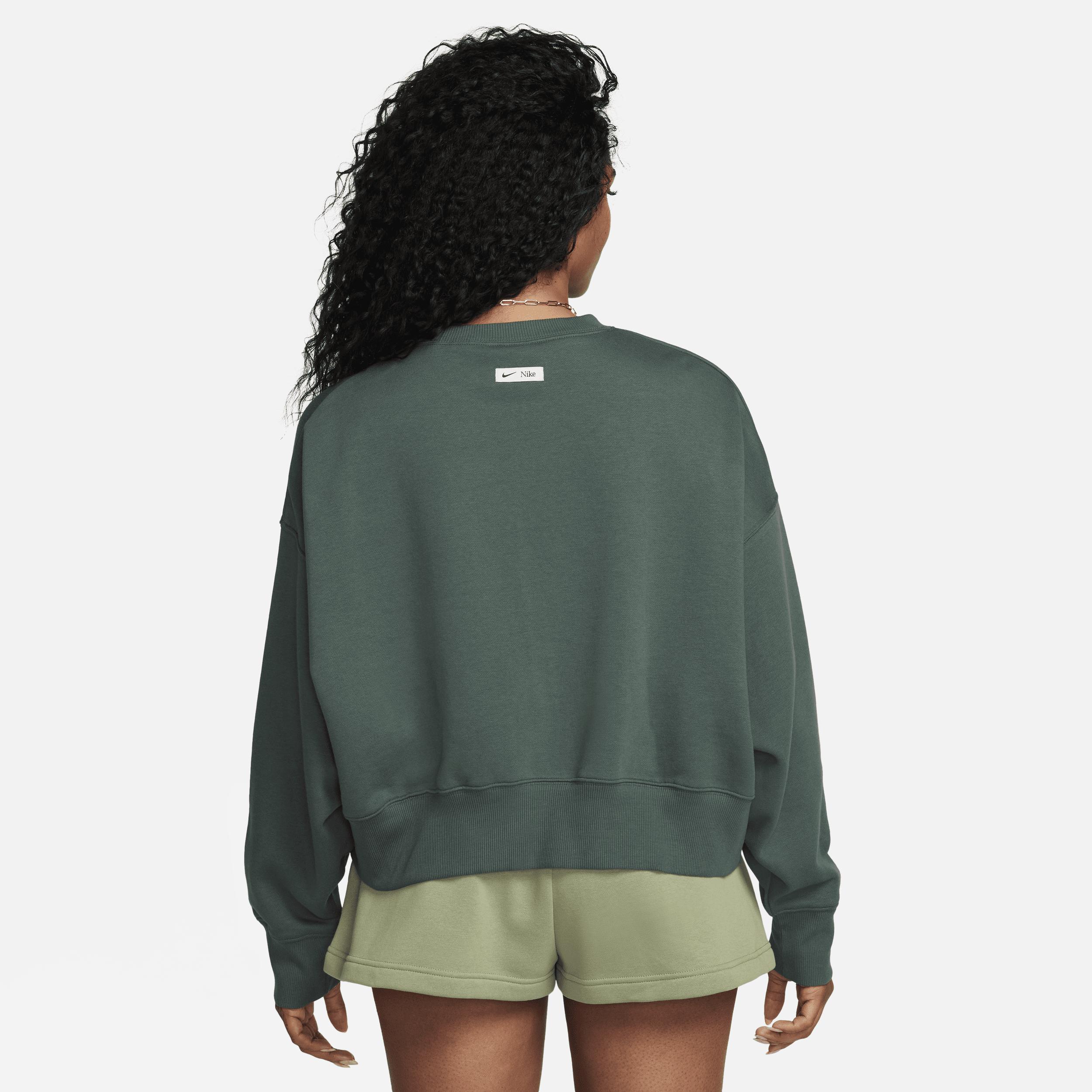 Womens Nike Sportswear Phoenix Fleece Oversized Cropped Crew-Neck Sweatshirt Product Image