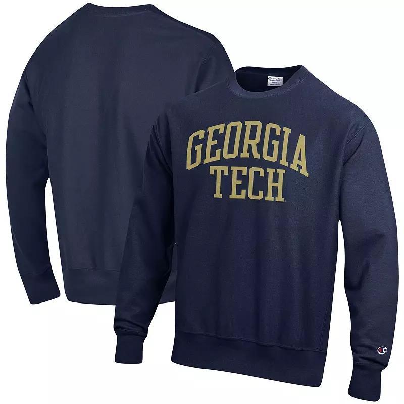 Mens Champion Red Georgia Bulldogs Arch Reverse Weave Pullover Sweatshirt Product Image