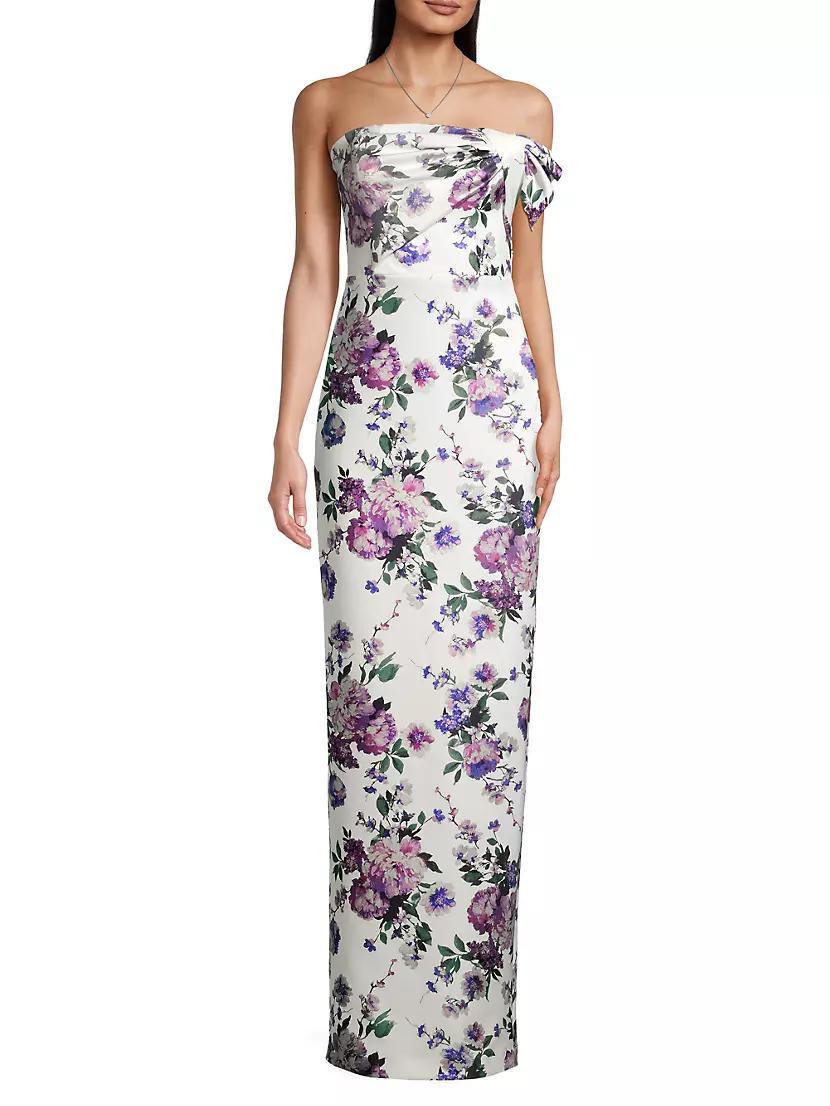 Eve Divina Floral Column Gown Product Image