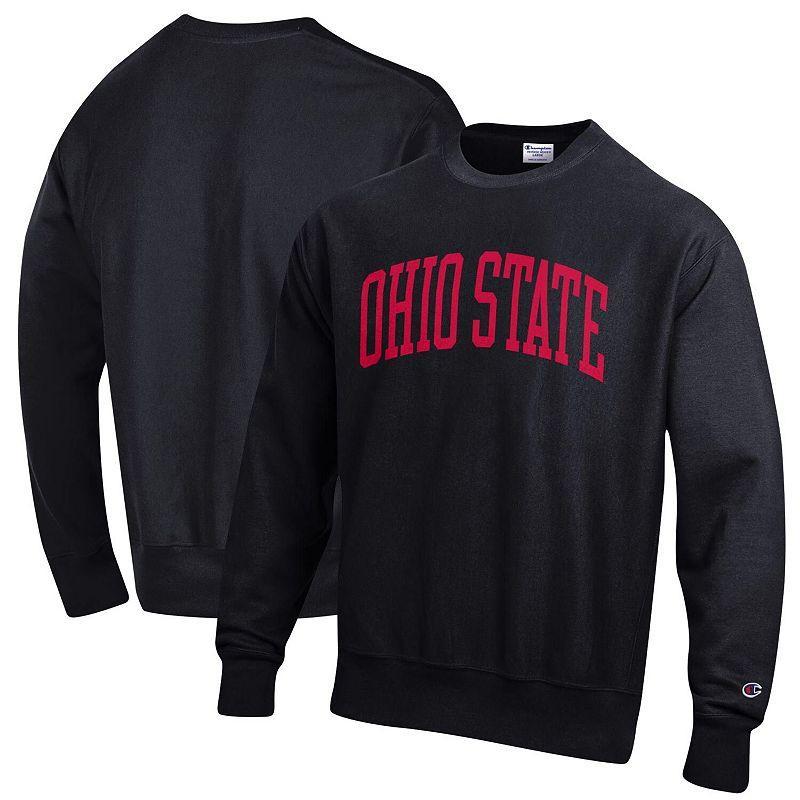 Mens Champion Ohio State Buckeyes Big & Tall Reverse Weave Fleece Crewneck Pullover Sweatshirt Product Image