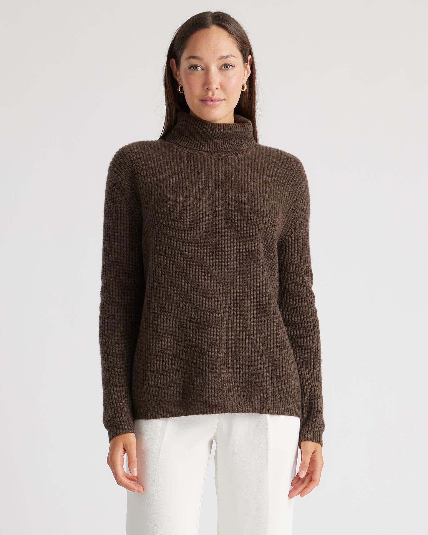 Mongolian Cashmere Fisherman Turtleneck Sweater product image