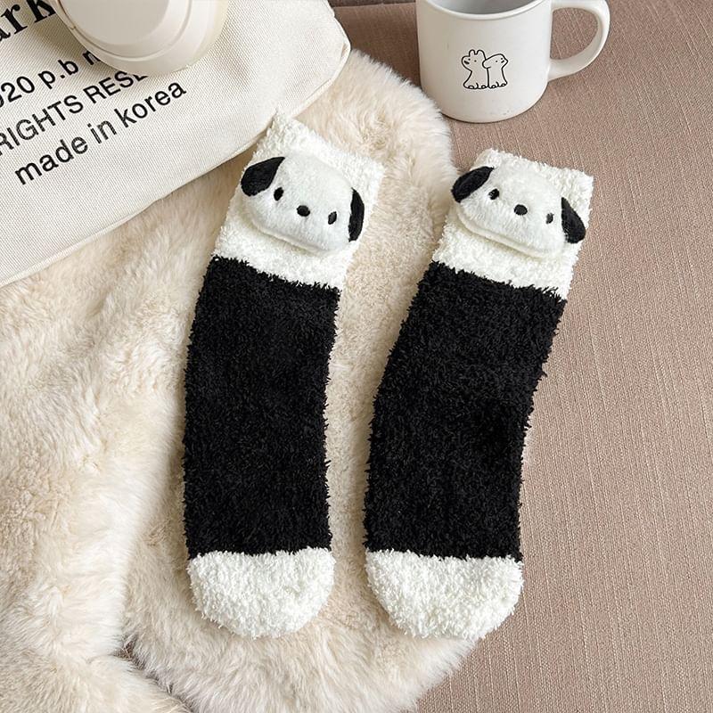 Animal Two Tone Fleece Socks / Set Product Image