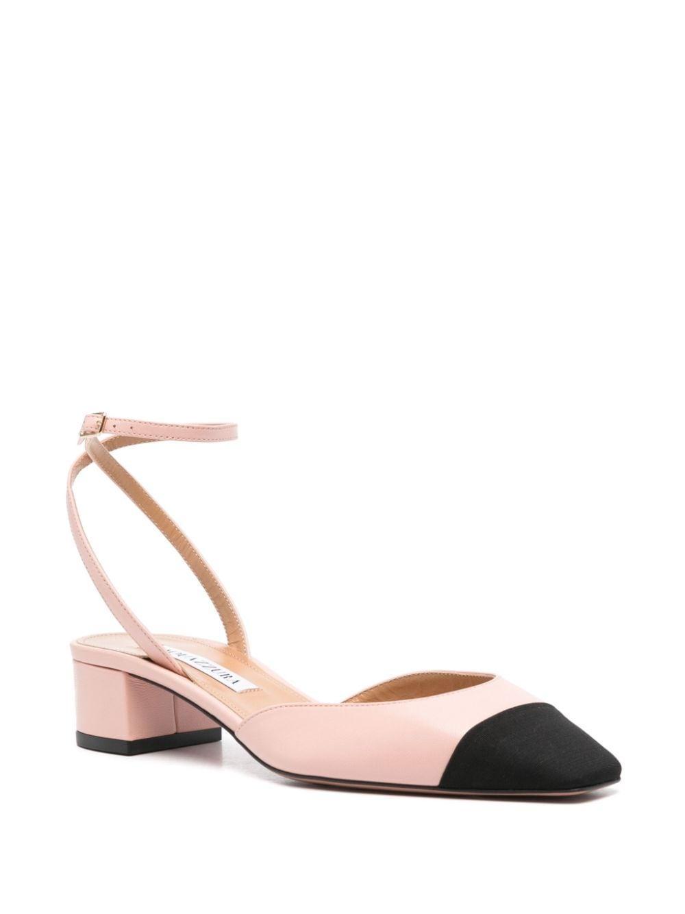 35mm French Flirt Leather Pumps In Pink Product Image