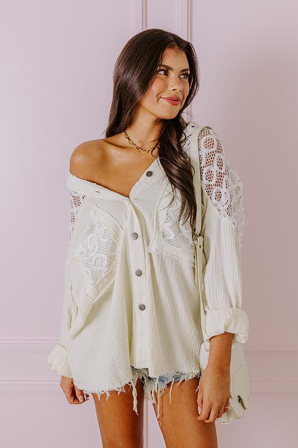 Free Spirited Knit Button Up Product Image